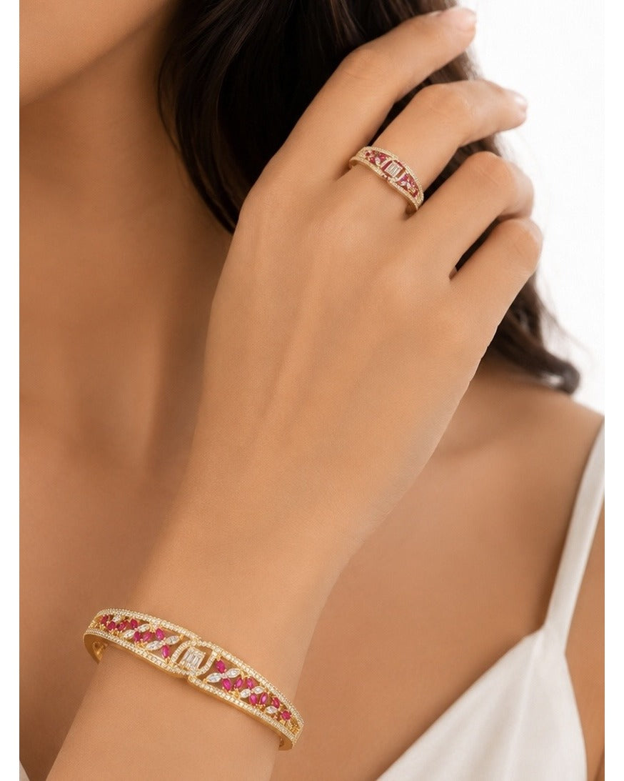 Flora Royale Bracelet & Ring Set