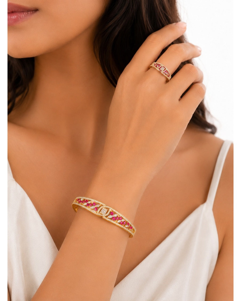 Flora Royale Bracelet & Ring Set