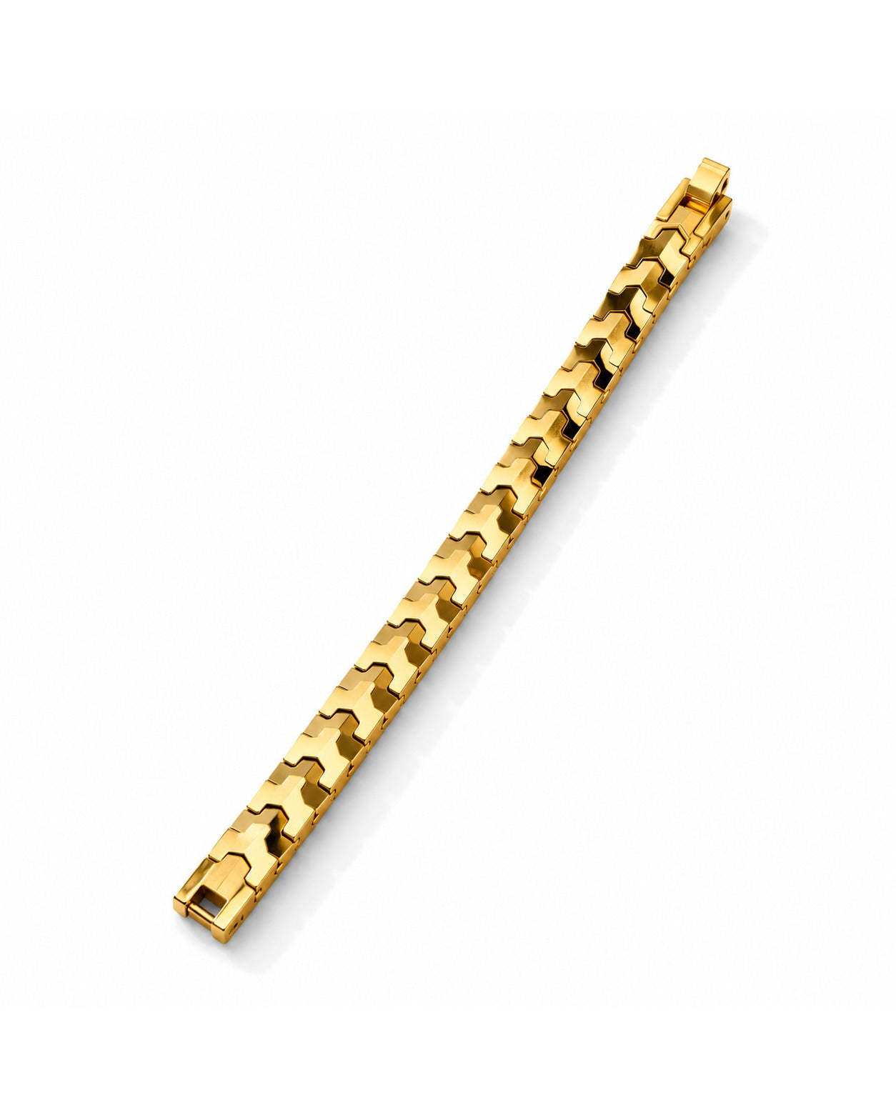 Apex Gold Link Bracelet - Zari and Zevar