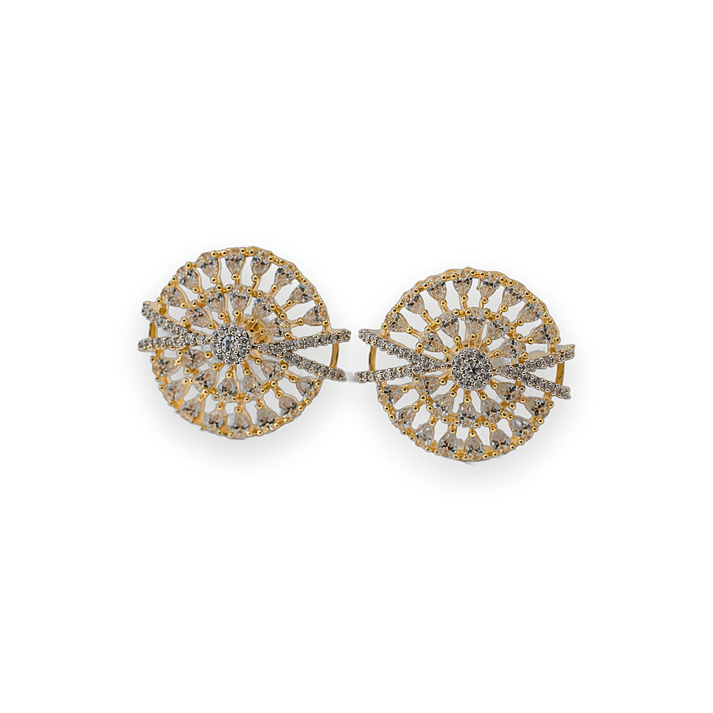 Aura Sunburst Studs - Zari and Zevar