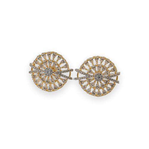 Aura Sunburst Studs - Zari and Zevar