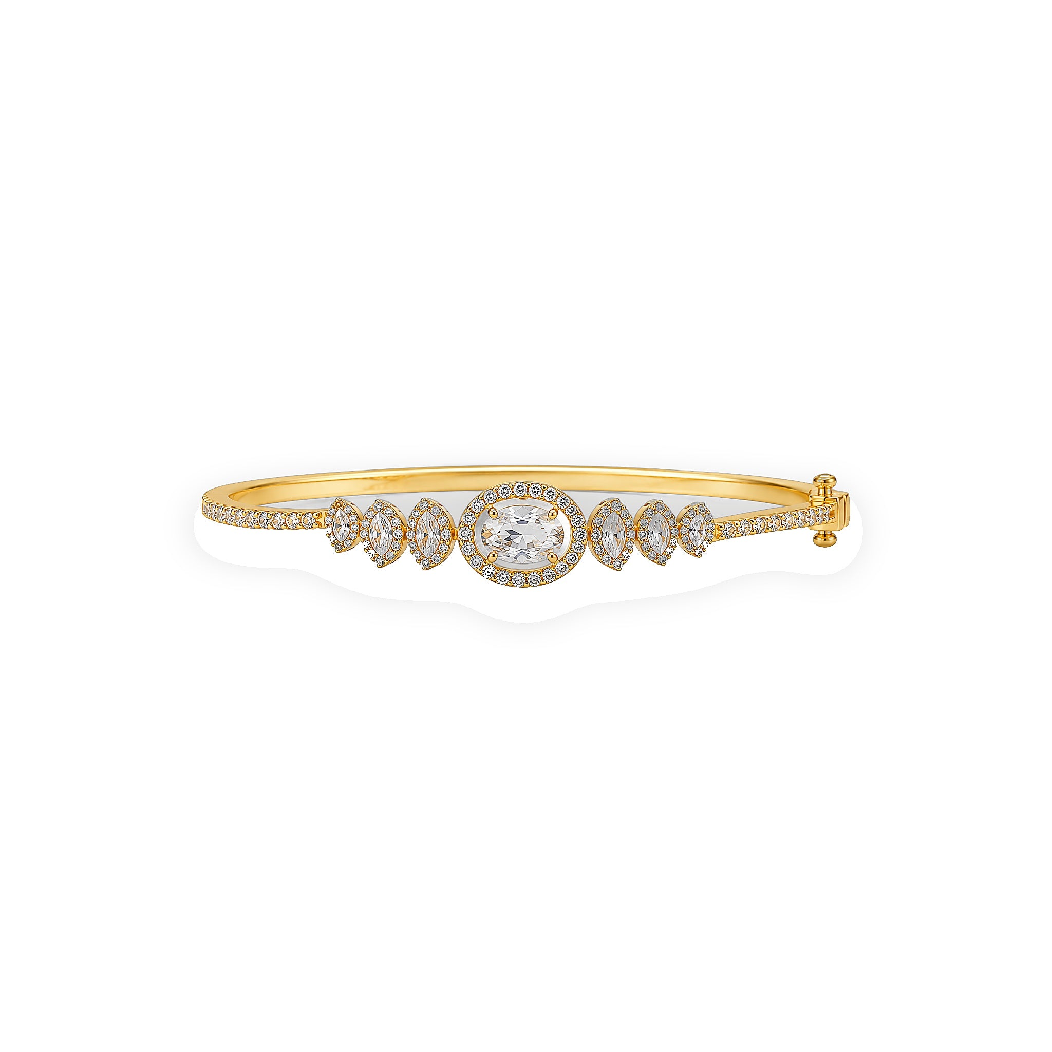 Aurora Oval Bracelet - Zari and Zevar
