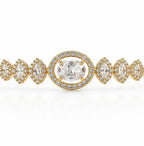 Aurora Oval Bracelet - Zari and Zevar