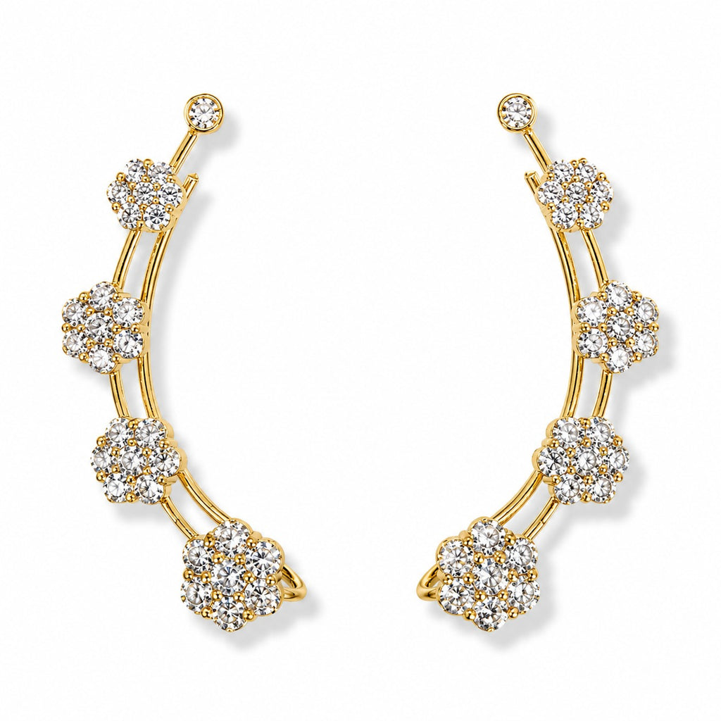 Blossom Cascade Earcuff - Zari and Zevar