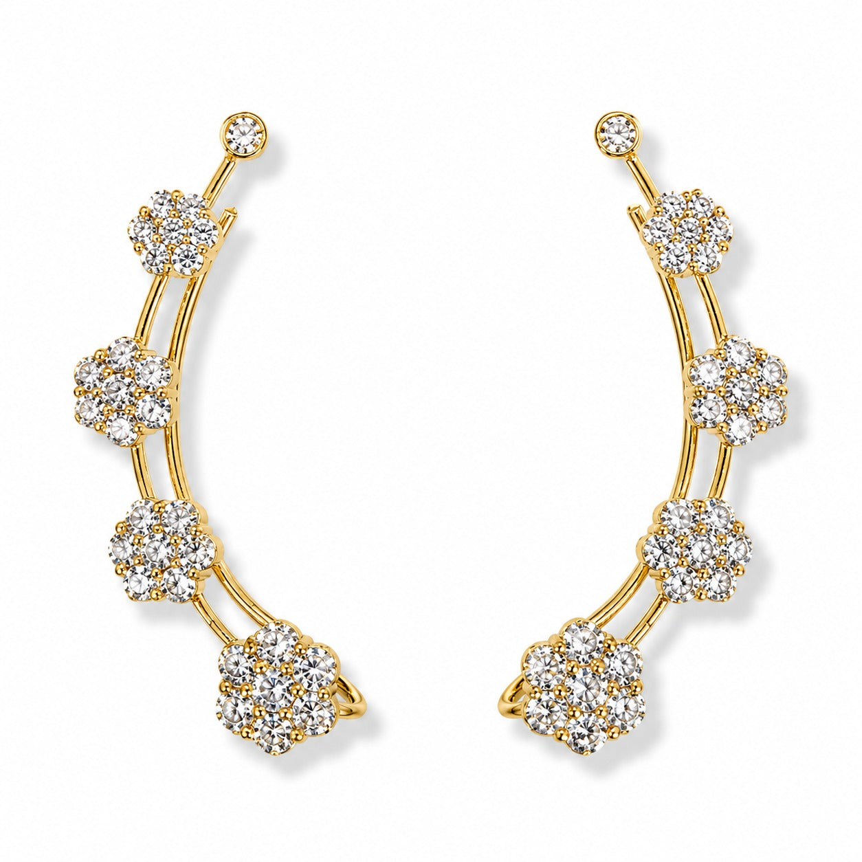 Blossom Cascade Earcuff - Zari and Zevar