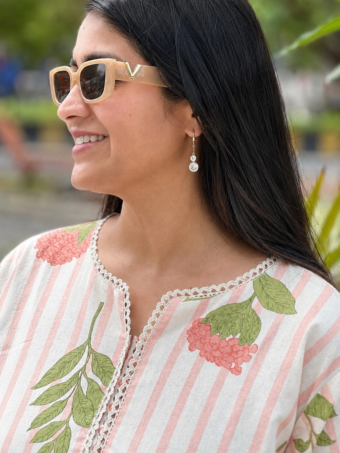 Blush Petal Co-ord Set - Zari and Zevar