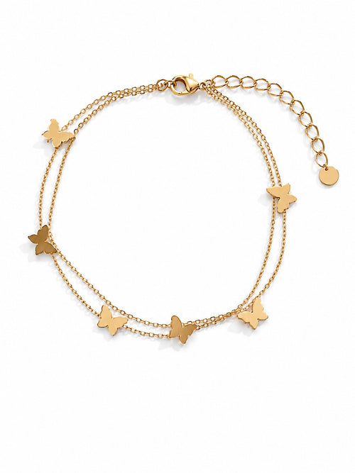Butterfly Chain Bracelet - Zari and Zevar