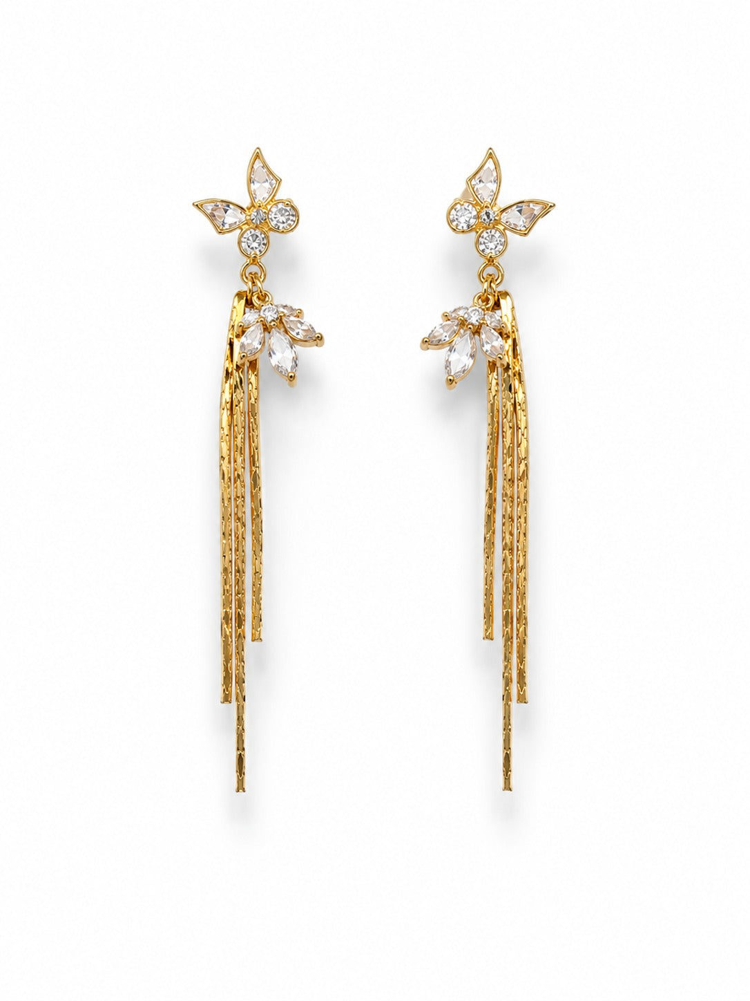 Butterfly Danglers - Zari and Zevar