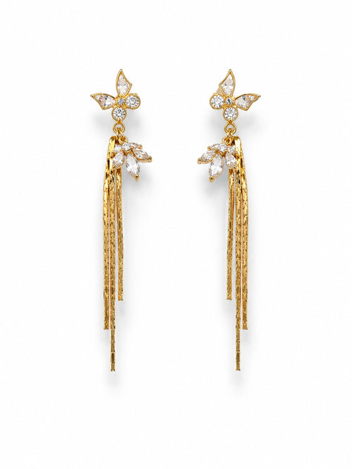 Butterfly Danglers - Zari and Zevar