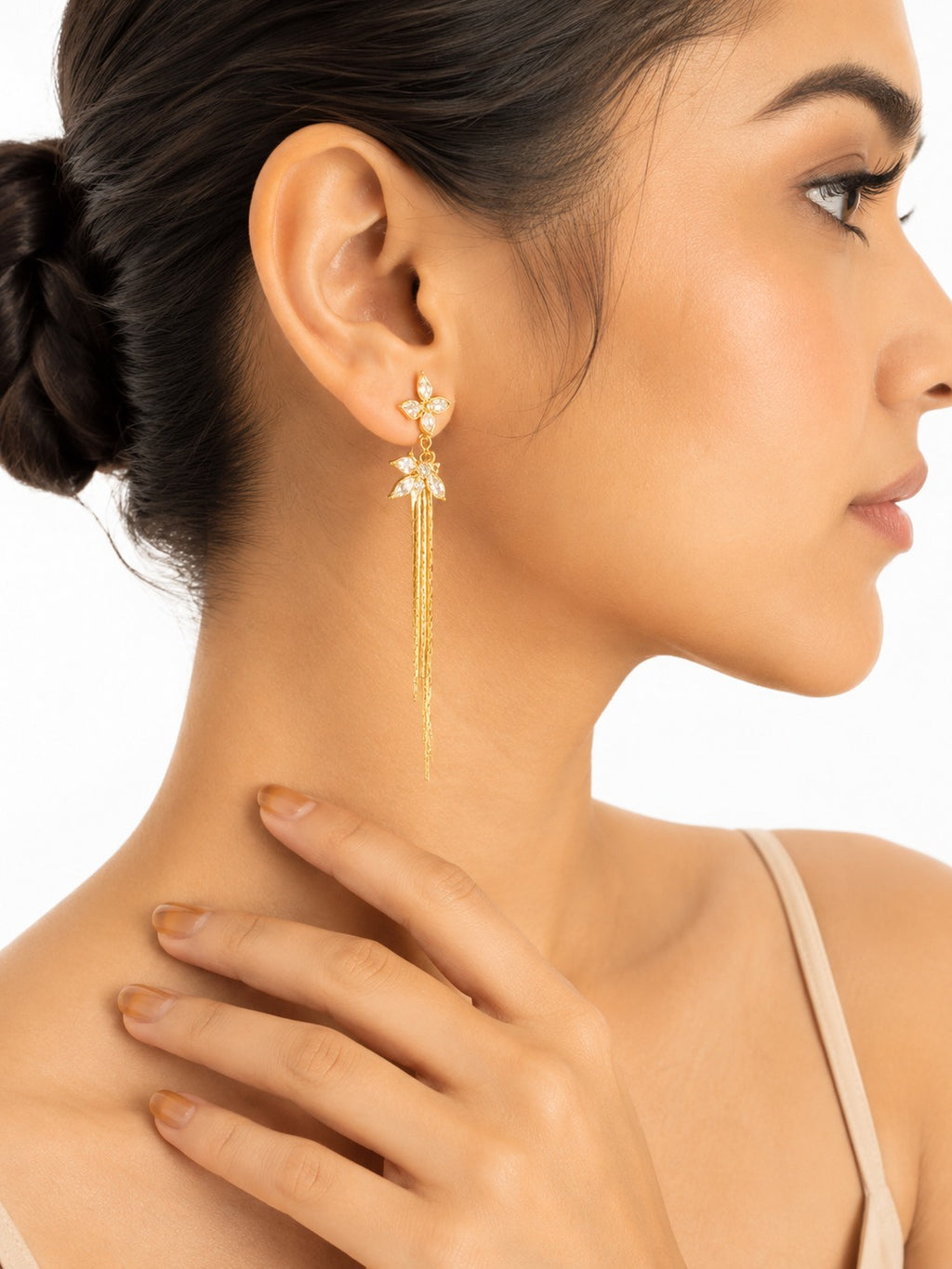 Butterfly Danglers - Zari and Zevar