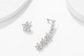 Celestial Starburst Earcuff & Stud Set - Zari and Zevar