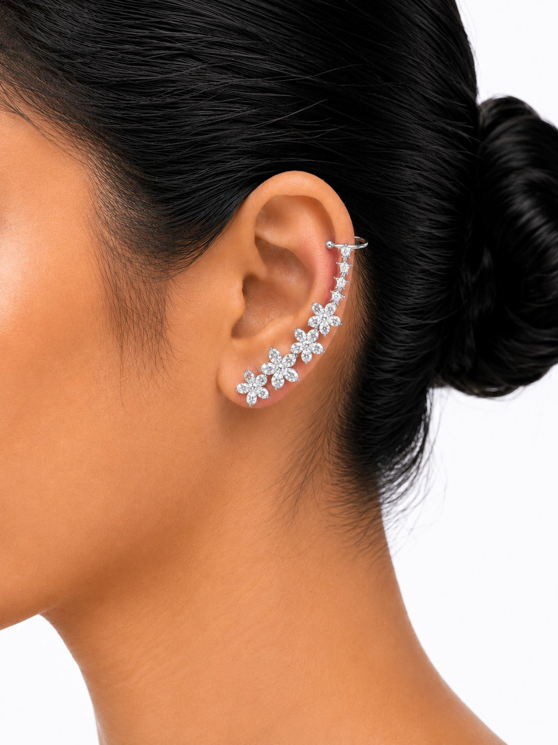 Celestial Starburst Earcuff & Stud Set - Zari and Zevar