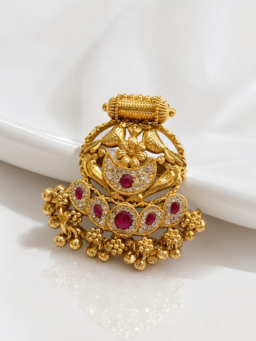 Chandbali Statement Ring - Zari and Zevar