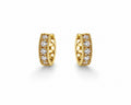 Classic Single-Row Crystal Earrings - Zari and Zevar