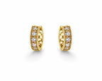 Classic Single-Row Crystal Earrings - Zari and Zevar