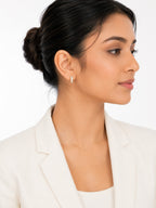 Classic Single-Row Crystal Earrings - Zari and Zevar