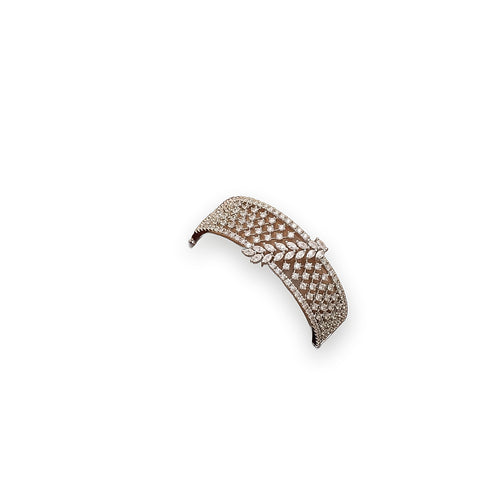 Crystal Leaf Bracelet - Zari and Zevar