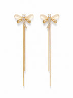 Dragonfly Tassel Earrings 2in1 - Zari and Zevar