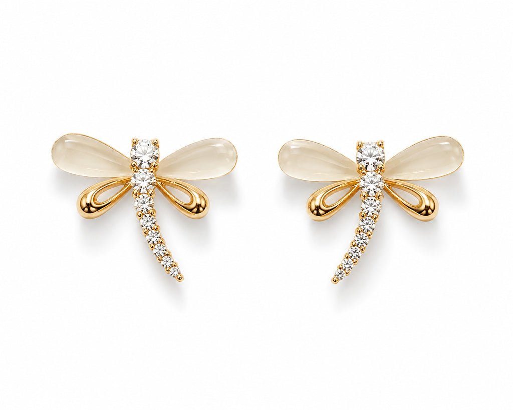 Dragonfly Tassel Earrings 2in1 - Zari and Zevar