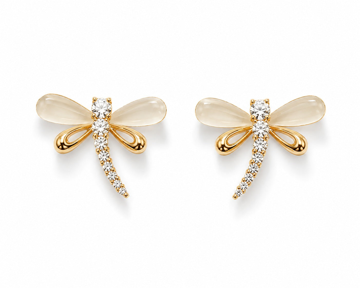 Dragonfly Tassel Earrings 2in1 - Zari and Zevar