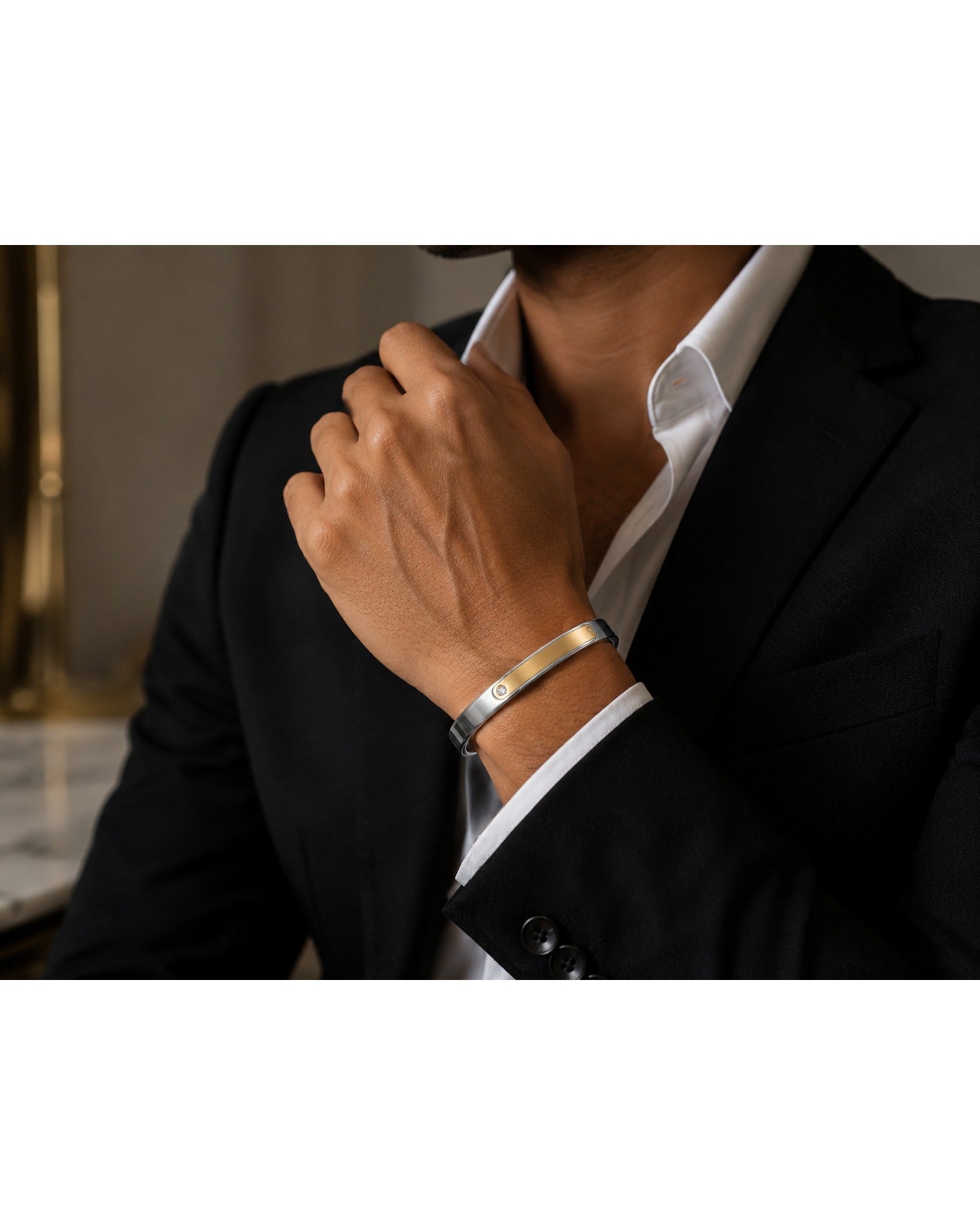 Dual Two-Tone Bracelet - Zari and Zevar