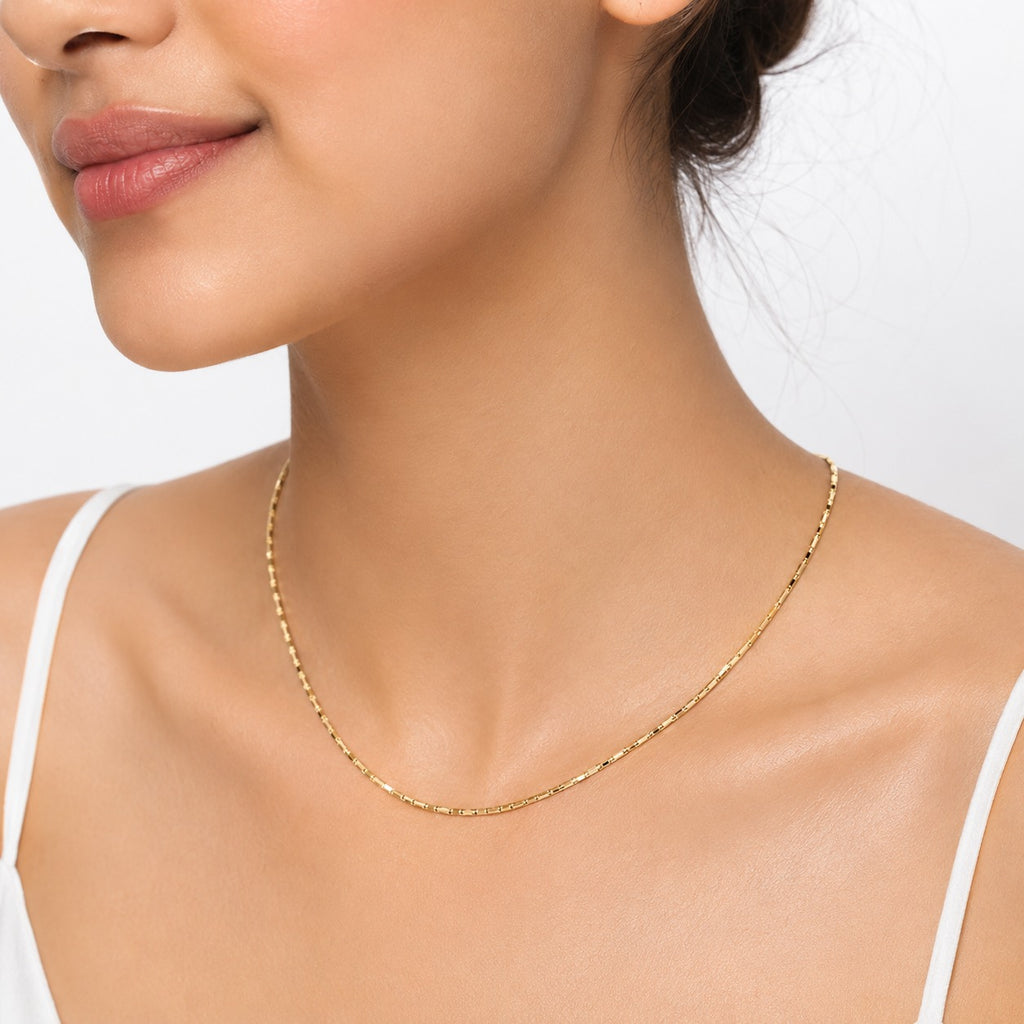 Everyday / Office Wear Gold Chain, Unisex - Zari and Zevar