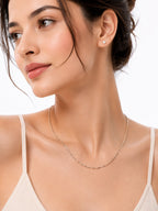 Everyday / Office Wear Rose Gold and Silver Chain, Unisex - Zari and Zevar