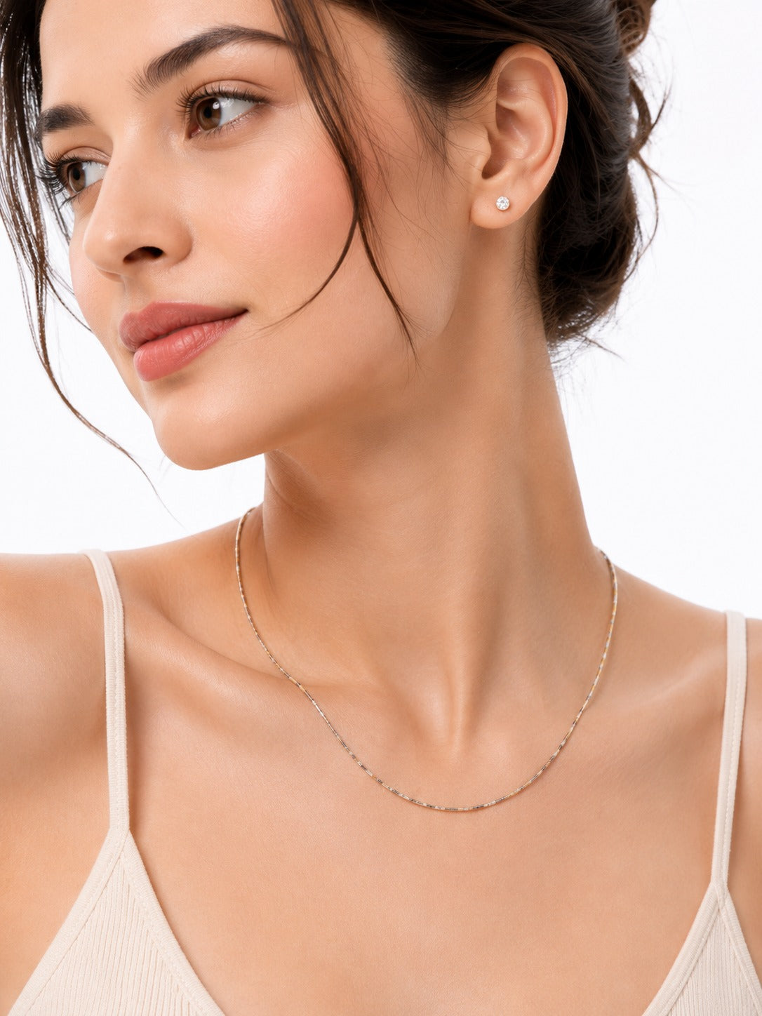 Everyday / Office Wear Rose Gold and Silver Chain, Unisex - Zari and Zevar