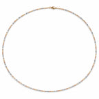 Everyday / Office Wear Rose Gold and Silver Chain, Unisex - Zari and Zevar