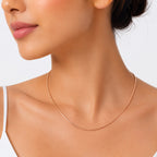 Everyday / Office Wear Rose Gold Chain, Unisex - Zari and Zevar