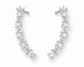 Flora Cascade Silver Earcuff - Zari and Zevar