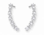 Flora Cascade Silver Earcuff - Zari and Zevar