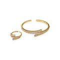 Flora Luxe Bracelet & Ring Set - Zari and Zevar