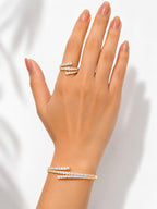 Flora Luxe Bracelet & Ring Set - Zari and Zevar