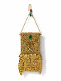 Gilded Emerald Handheld Mobile Sling - Zari and Zevar