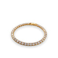 Golden Classic Tennis Bracelet - Zari and Zevar