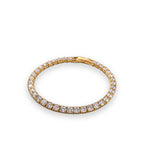 Golden Classic Tennis Bracelet - Zari and Zevar