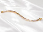 Golden Marquise Tennis Bracelet - Zari and Zevar