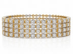 Golden Silver Bangles - Zari and Zevar