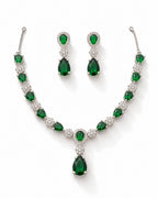 Imperial Emerald Pear Set - Zari and Zevar