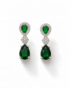 Imperial Emerald Pear Set - Zari and Zevar