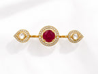 Imperial Ruby Stone Ring - Zari and Zevar