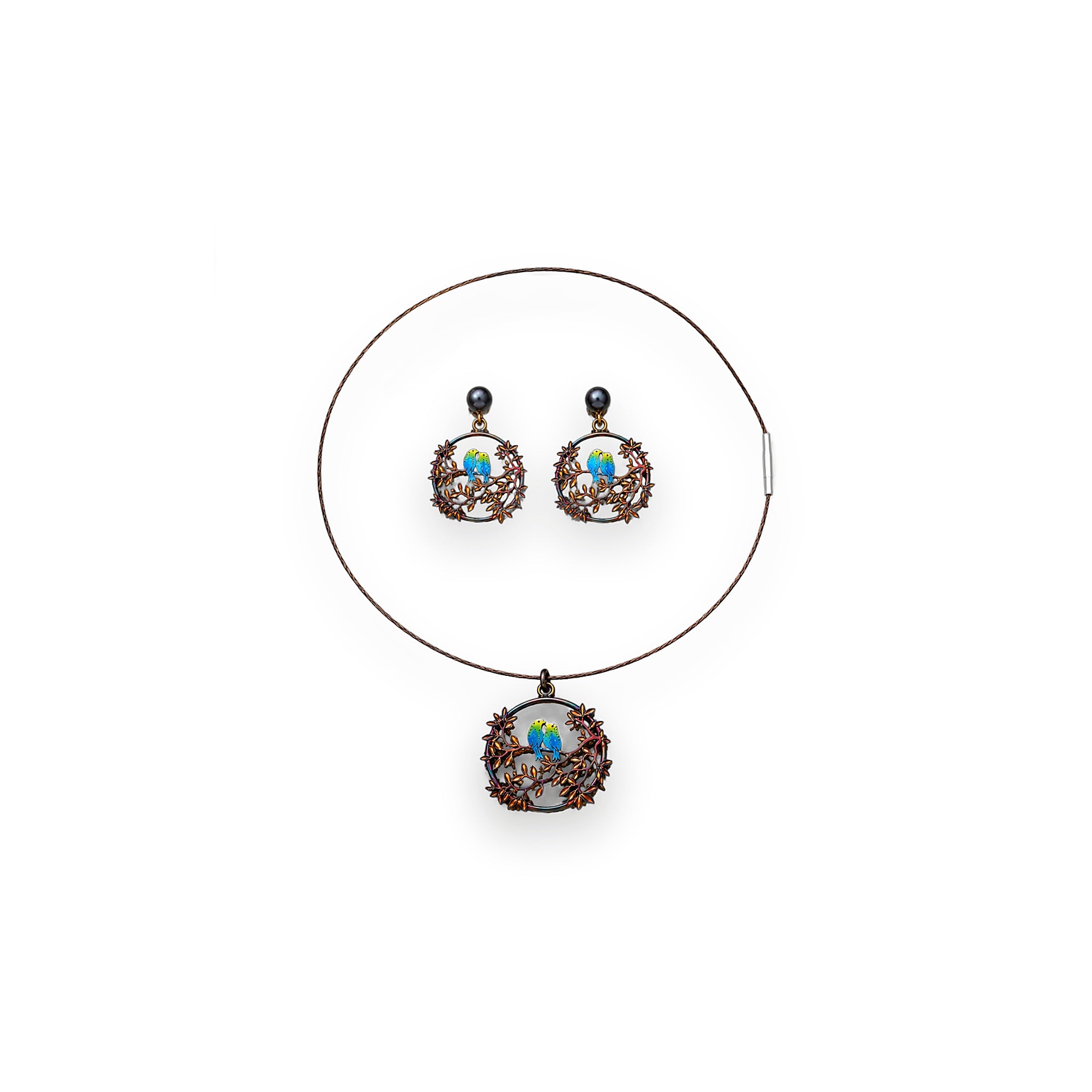 Iris and Branch Silver Set - Zari and Zevar