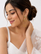Kashmiri Earrings - Zari and Zevar