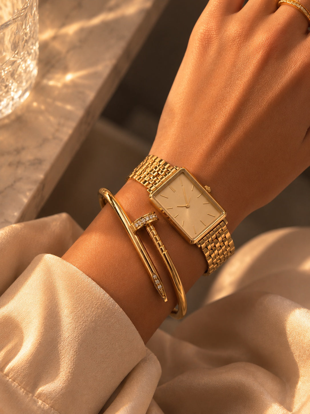 Luxe Nail Bracelet - Zari and Zevar