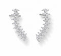 Marquise Chevron Earcuff - Zari and Zevar