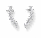 Marquise Chevron Earcuff - Zari and Zevar