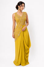 Meher Drape Saree - Zari and Zevar