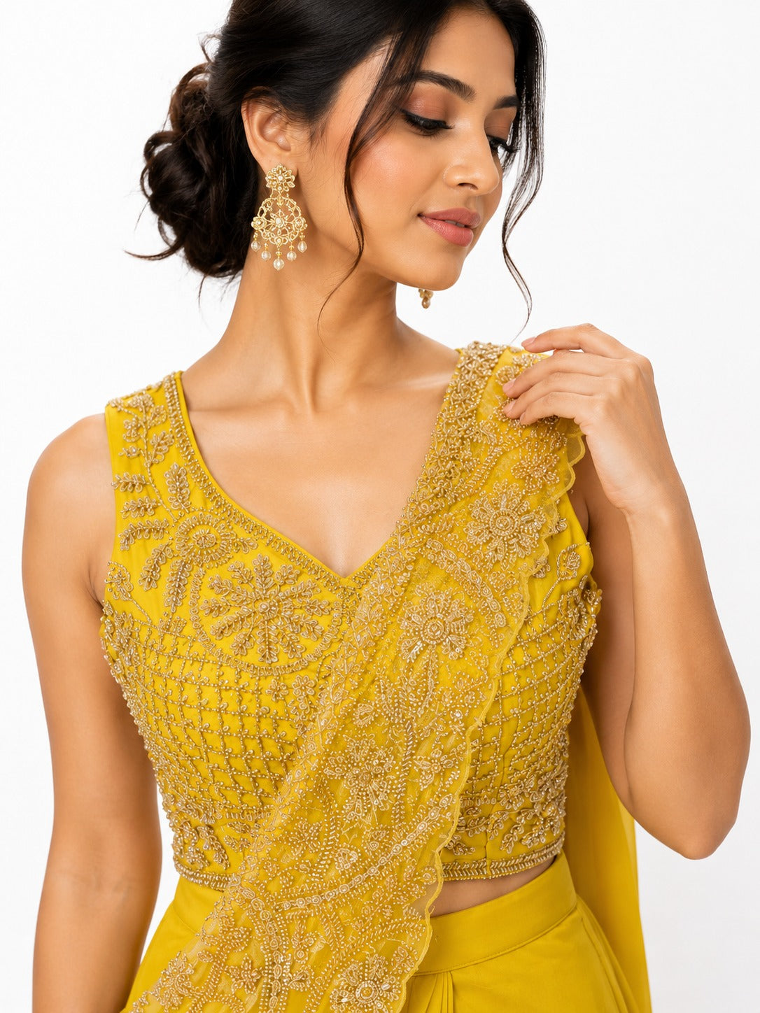 Meher Drape Saree - Zari and Zevar