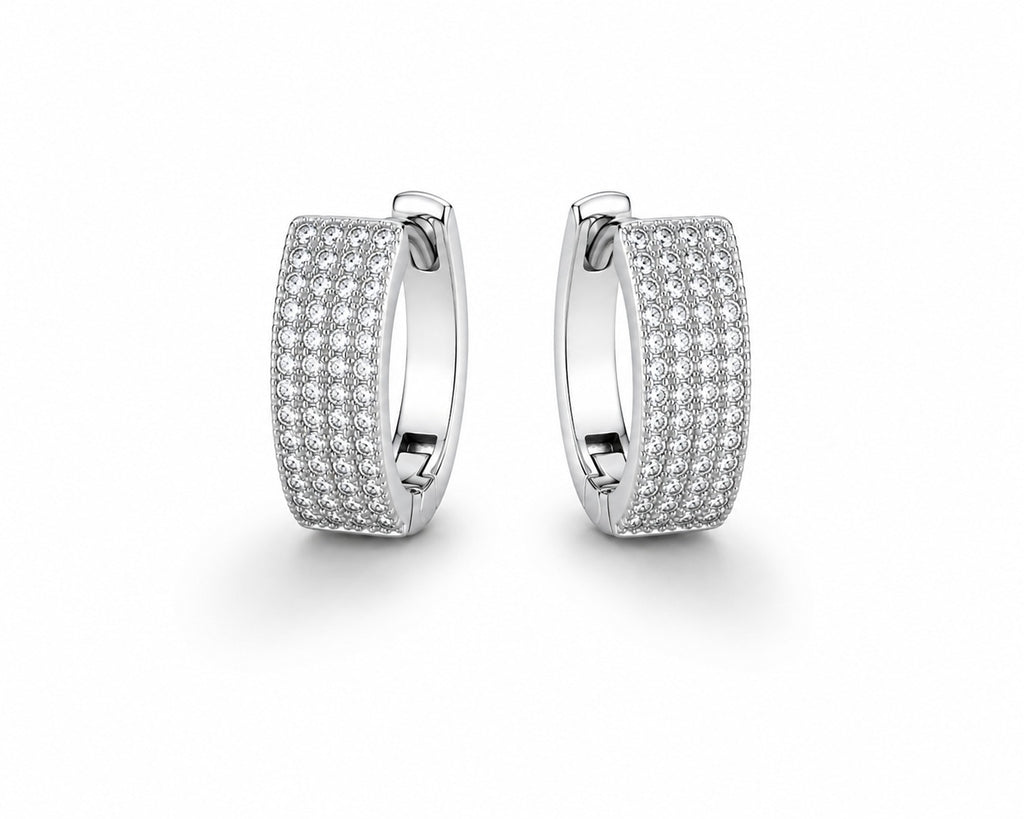 Midnight Glamour Earrings - Zari and Zevar